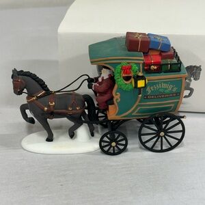 Vintage Heritage Village Collection “The Fezziwig Delivery Wagon” Accessory